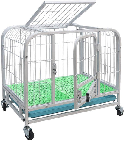 Rabbit Cage Mats 6 Pcs Rabbit Resting Mat for Wire Floor Cages Plastic Bunny Feet Pad Playpen Feet Mats Floor Feet Pads for Rabbits Bunnies Chinchillas Guinea Pigs and Other Small Animals