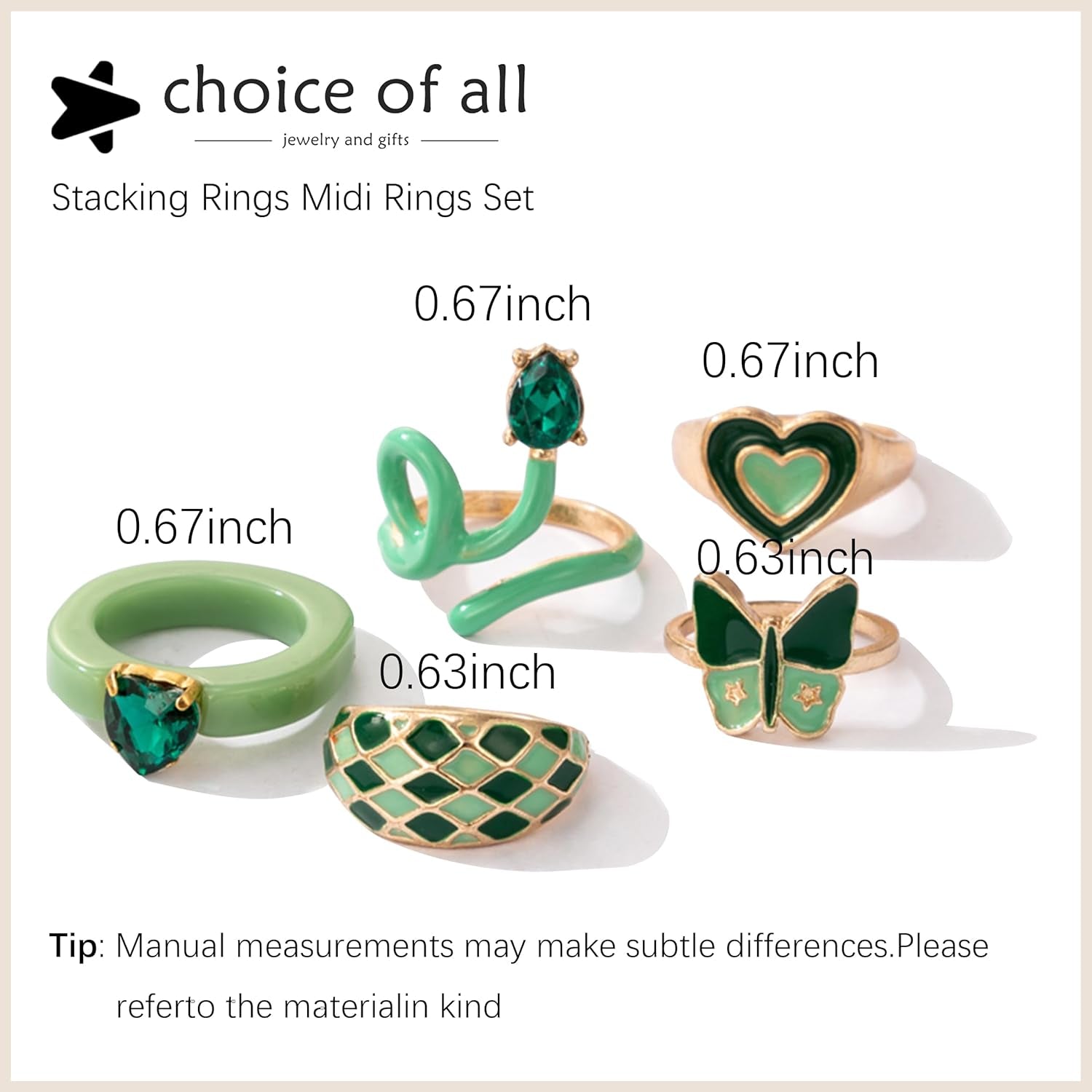 Cute Rings for Women Gold Stacking Rings for Women