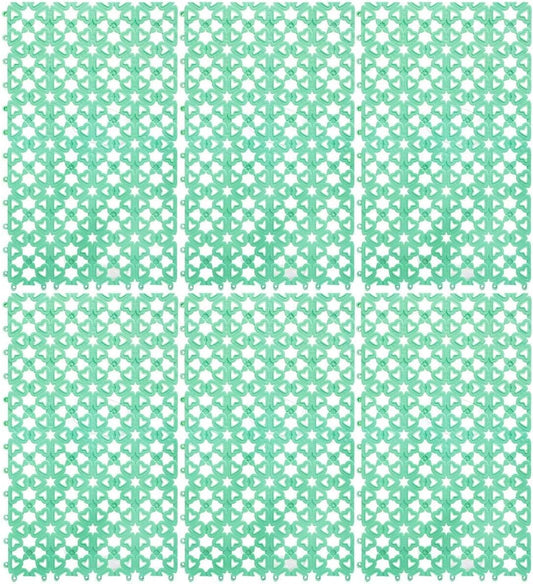 Rabbit Cage Mats 6 Pcs Rabbit Resting Mat for Wire Floor Cages Plastic Bunny Feet Pad Playpen Feet Mats Floor Feet Pads for Rabbits Bunnies Chinchillas Guinea Pigs and Other Small Animals