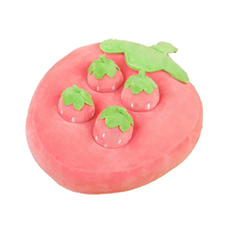 Dog Cat Toy Carrot Plush Pet Vegetable Chew Toy Sniff Pets Hide Food Toy to Improve Eating Habits Durable Chew Dog Accessorie