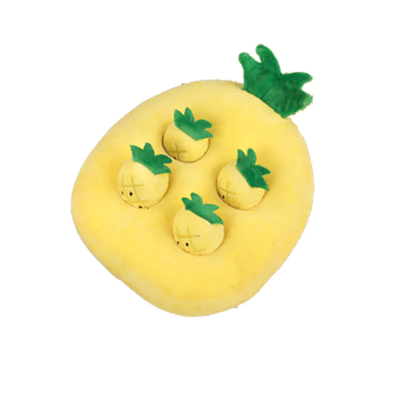 Dog Cat Toy Carrot Plush Pet Vegetable Chew Toy Sniff Pets Hide Food Toy to Improve Eating Habits Durable Chew Dog Accessorie