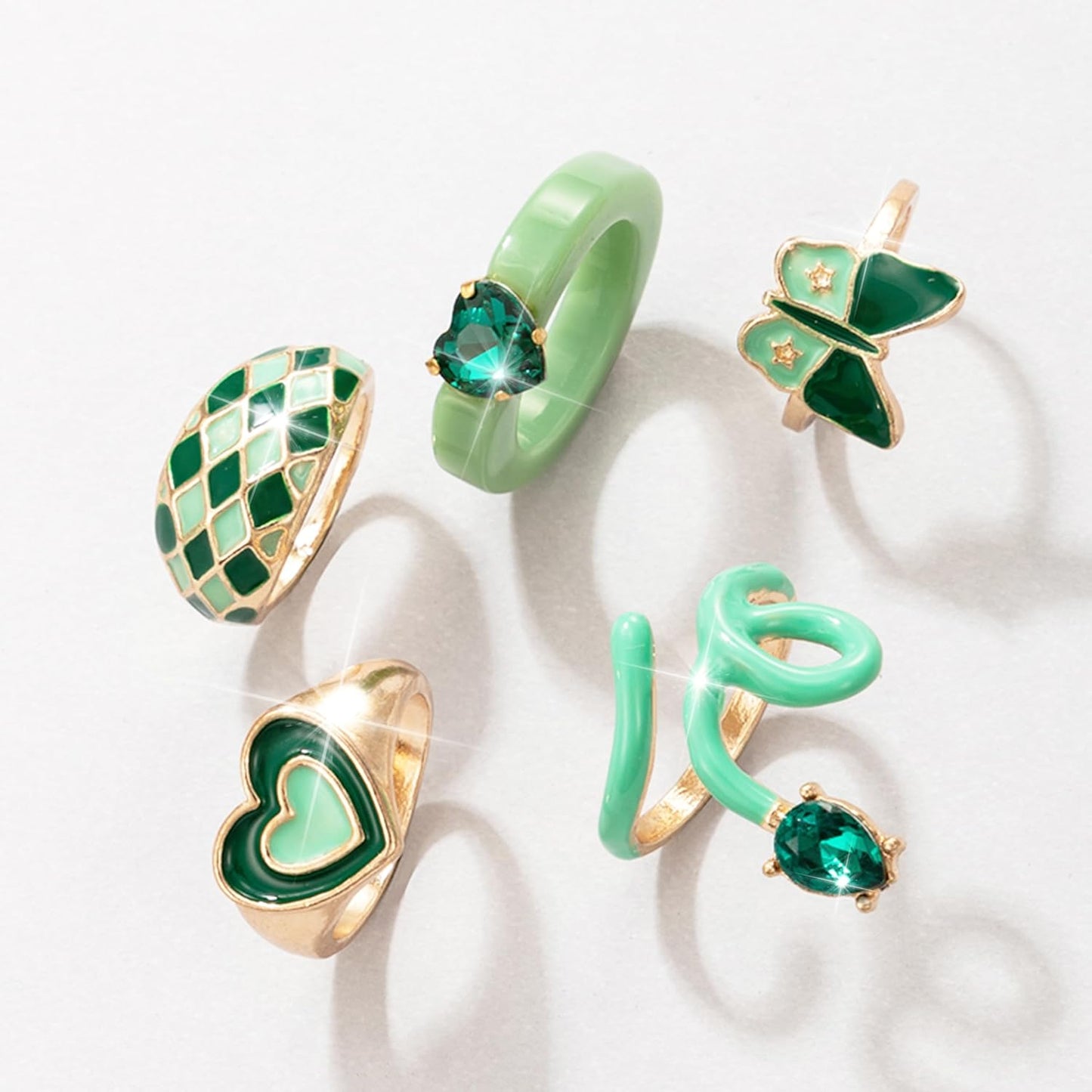 Cute Rings for Women Gold Stacking Rings for Women