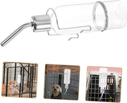 Bird Water Bottle-Squirrel Rabbit Stainless Steel Drinking Fountains Water Feeder Hamster Chinchilla Guinea Drinking Water Bottle Pet Supplies-Size S (180Ml)