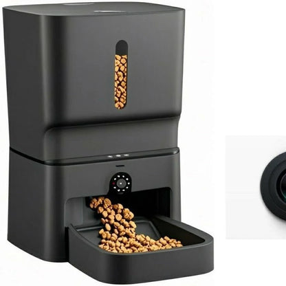 HEYBO Pet Smart 7L Large Capacity Automatic Feeder Eco-Friendly Modern Intelligent Control Camera Cat Teasing