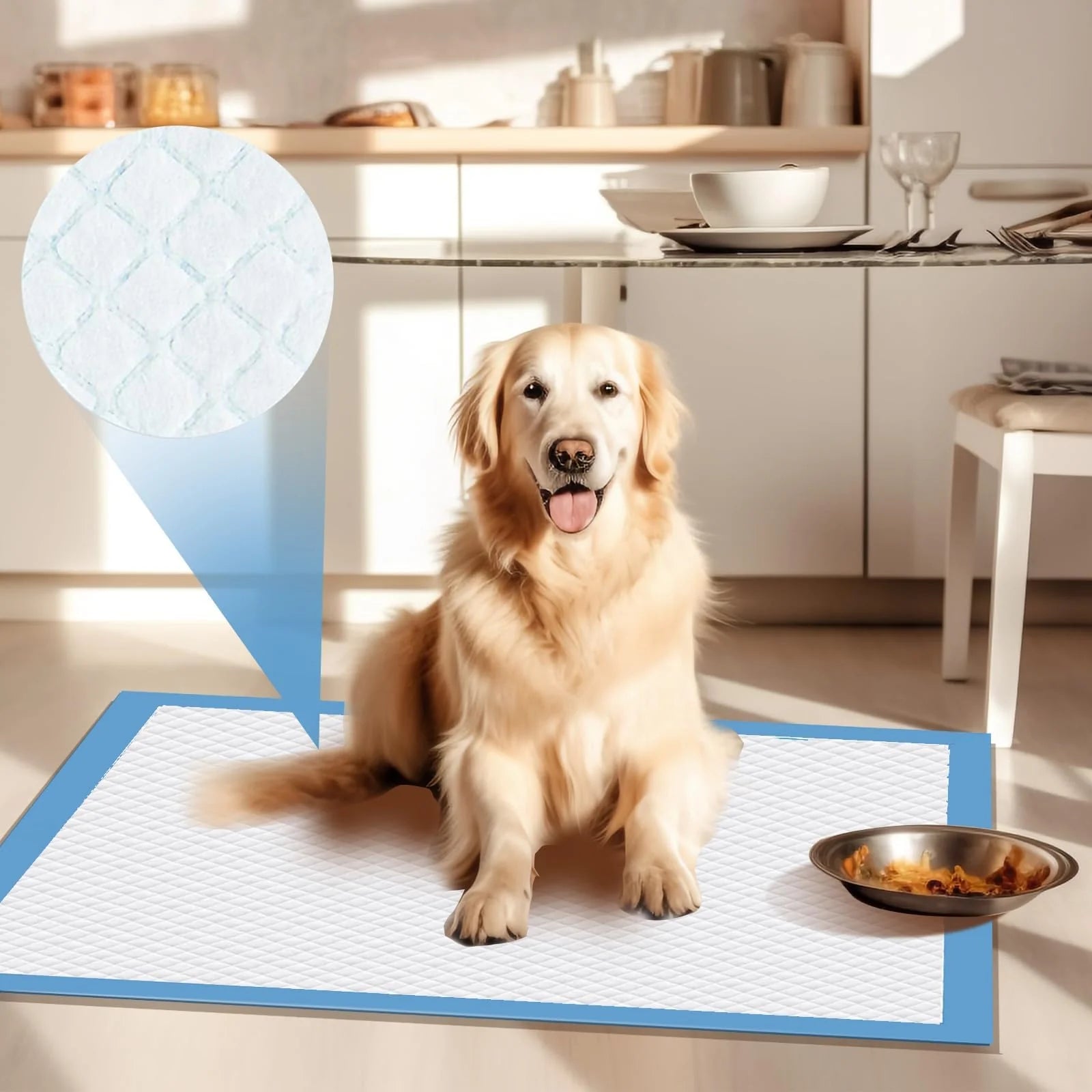 Goofypet 30" X 36" Training Pad, 40 Count Dog Pee Pads, Doggie Pads, Disposable Puppy Pee Pads