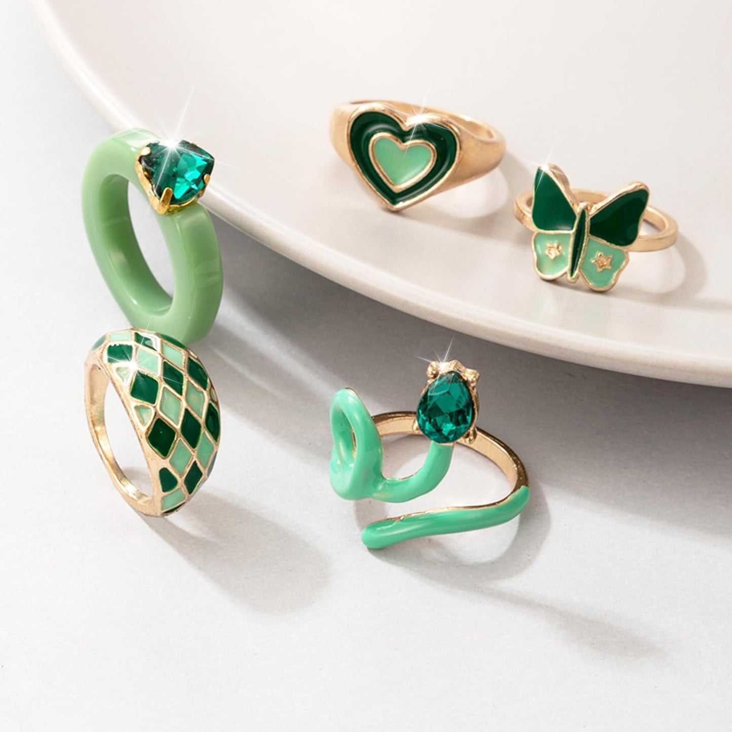 Cute Rings for Women Gold Stacking Rings for Women
