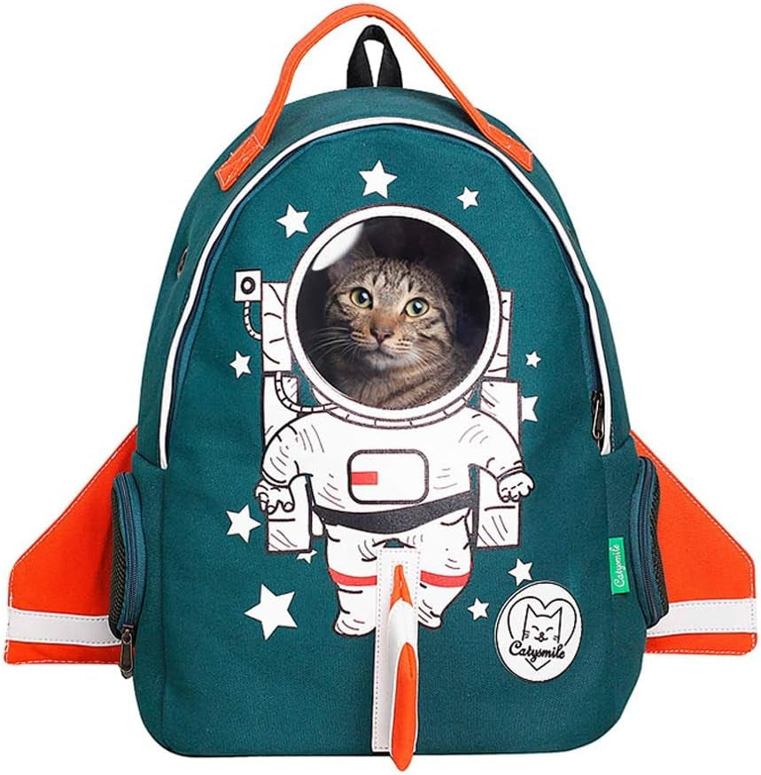 Pet Carry Bag Pet Bag Cat Bag Dog Bag Cat Out Backpack Carrying Bag Space Capsule Pet Backpack Pet Supplies (Color : Blue)