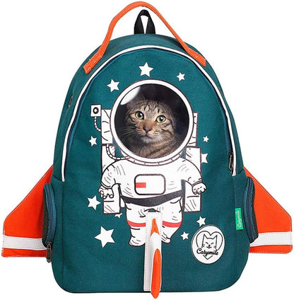 Pet Carry Bag Pet Bag Cat Bag Dog Bag Cat Out Backpack Carrying Bag Space Capsule Pet Backpack Pet Supplies (Color : Blue)